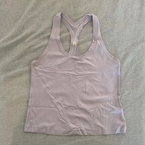 Lululemon Cool Racerback Short Tank Top Nulu Light Purple Racerback